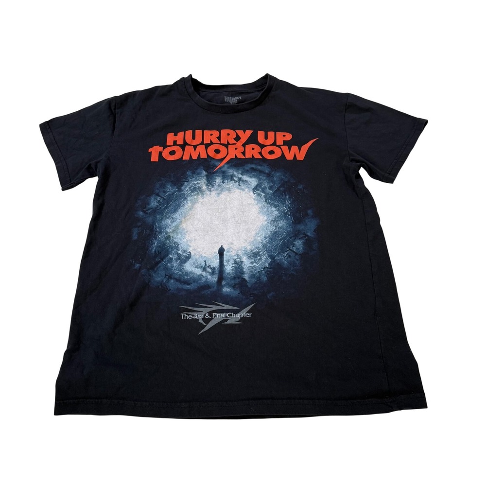The Weeknd Hurry Up Tomorrow Graphic Shirt M Black Album Merch XO After Hours